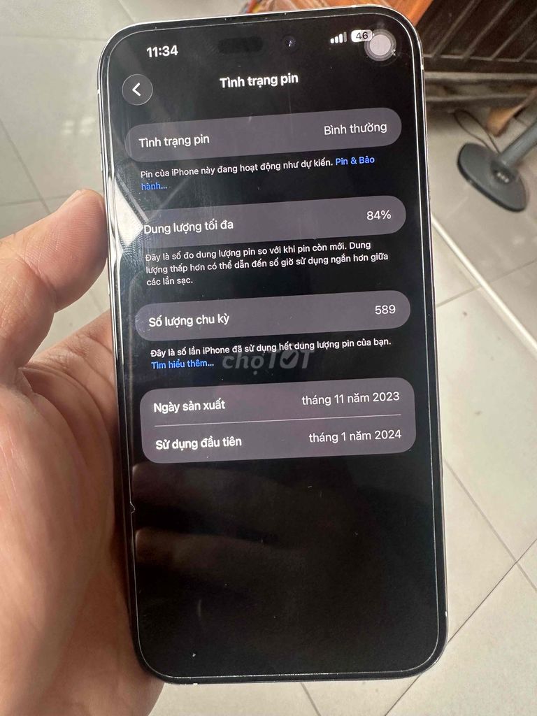 iPhone 15 Pro Max 256GB Trắng VN/A. Mua bán Điện thoại tại Thành phố Huế Thừa Thiên Huế được đăng bởi nguyễn văn huy hình 1