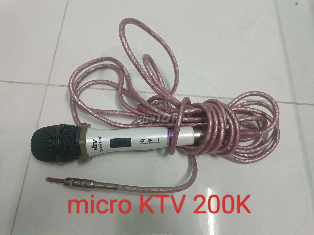 Microphone KTV SN-001 . Arirang. Mua bán Tivi, Âm thanh tại Quận Gò Vấp Tp Hồ Chí Minh được đăng bởi Tuấn Nguyên Mạnh hình 1