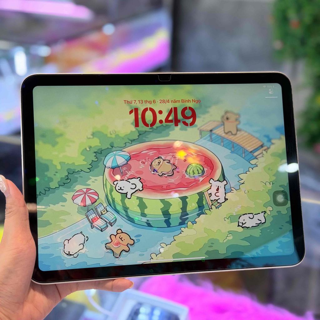 Apple iPad A16 Bạc. Mua bán Máy tính bảng tại Thị xã Bến Cát Bình Dương được đăng bởi Bông Út hình 1