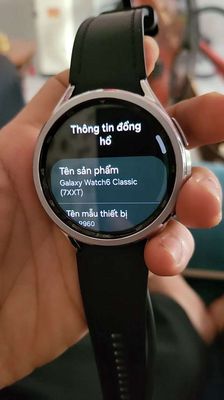Samsung Galaxy Watch6 Classic, dây da đen. Mua bán Thiết bị đeo thông minh tại Thành phố Thủ Dầu Một Bình Dương được đăng bởi Kimle 
