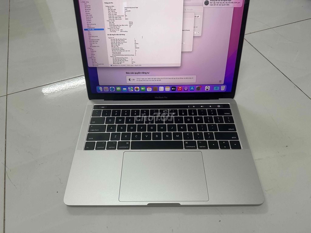 Macbook Pro 13 2016 TouchPad i5 8g 512g nguyên zin