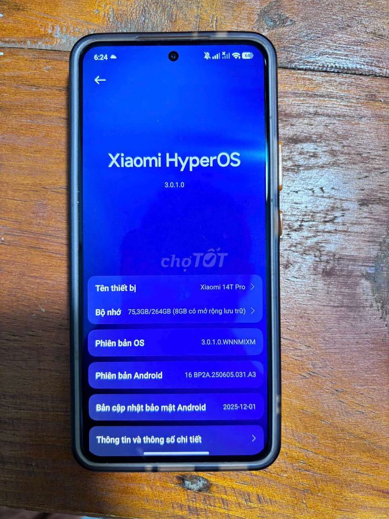 Xiaomi 14T Pro 256GB. Mua bán Điện thoại tại Huyện Hòa Vang Đà Nẵng được đăng bởi Bá Hoàng hình 1