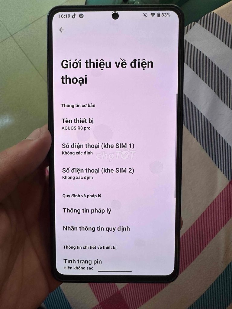 Sharp Aquos R8 Pro Đen. Mua bán Điện thoại tại Quận 11 Tp Hồ Chí Minh được đăng bởi Đó là bí mật hình 1