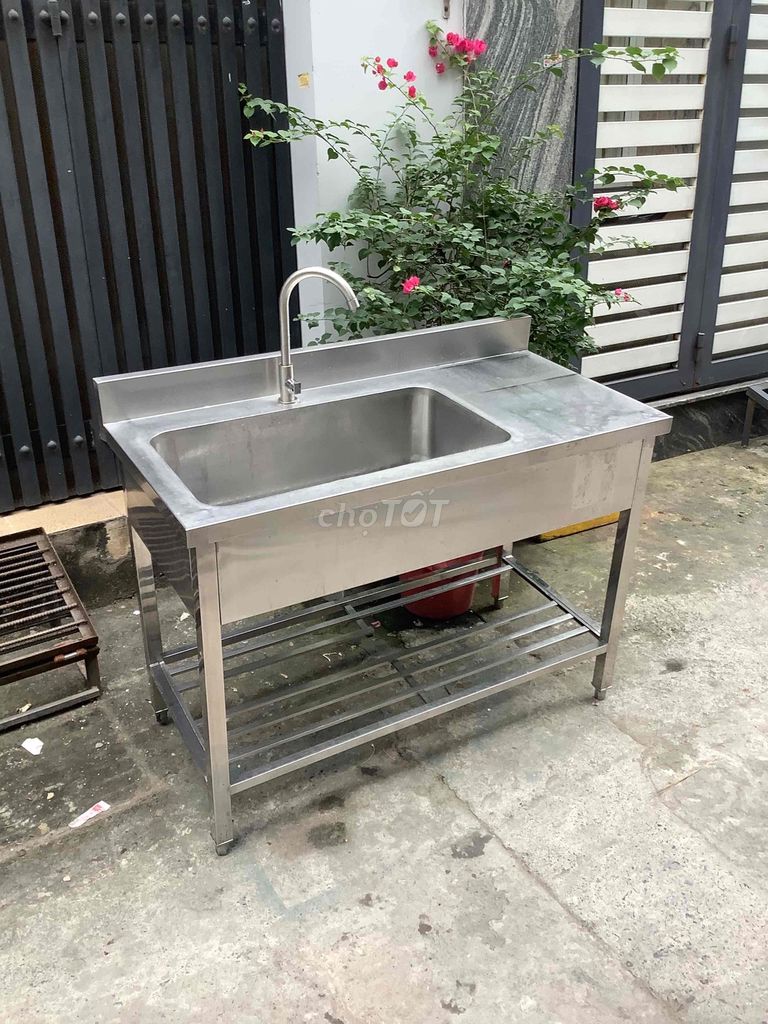 Chậu rửa nhà hàng bằng inox 304