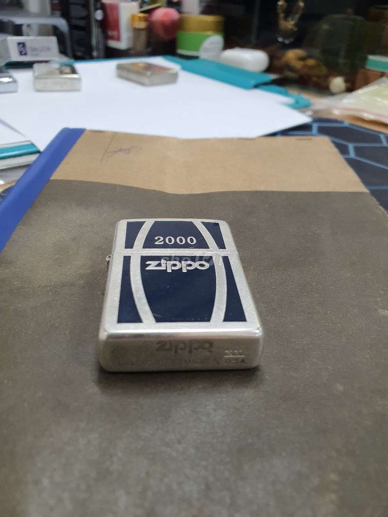 Bật lửa Zippo mạ Bạc. Mua bán Đồ sưu tầm, đồ cổ tại Quận Ngũ Hành Sơn Đà Nẵng được đăng bởi Huỳnh Lân hình 1
