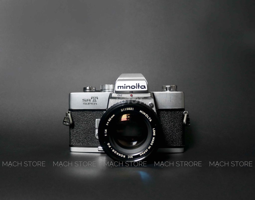 MÁY ẢNH FILM MINOLTA SRT SUPER + LENS 50MM F/1.4. Mua bán Máy ảnh, Máy quay tại Quận Gò Vấp Tp Hồ Chí Minh được đăng bởi Mạch Store hình 1