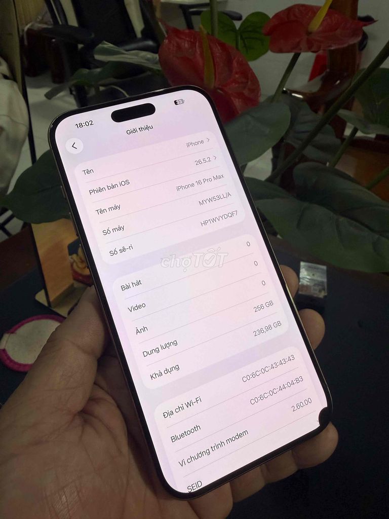 iPhone 16 Pro Max 256GB vàng  Like New. Mua bán Điện thoại tại Thành phố Biên Hòa Đồng Nai được đăng bởi thanh hình 1