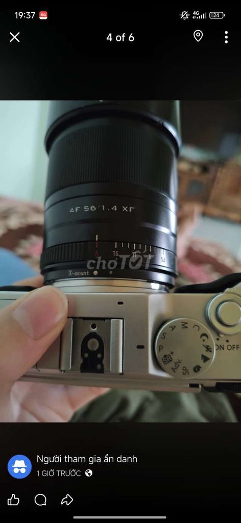 Máy ảnh Fujifilm XA3 Bạc Viltrox AF 56 1.4 XF cũ. Mua bán Máy ảnh, Máy quay tại Huyện Việt Yên Bắc Giang được đăng bởi Chiến  hình 1