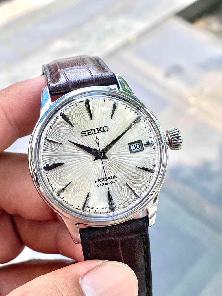 Seiko Presage Cocktail  Size 40.5mm  Kính Hardlex