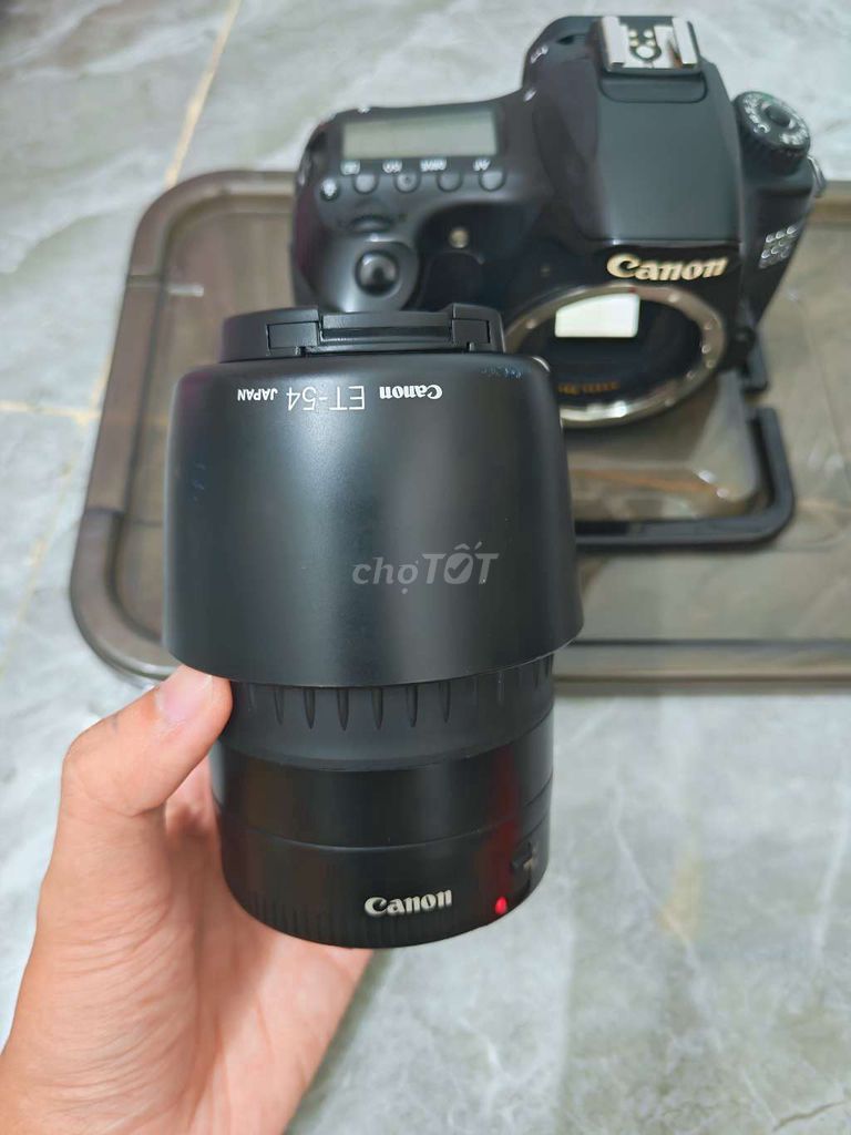 Ống kính Canon EF 55-200mm Đen. Mua bán Máy ảnh, Máy quay tại Thành phố Tân An Long An được đăng bởi Frog Meat hình 1