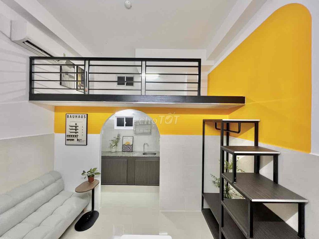 DUPLEX FULL NỘI THẤT CÁCH ĐẠI HỌC VĂN HIẾN 5 PHÚT ĐI XE