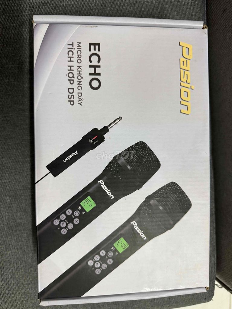 Micro không dây Pasion Echo Đen. Mua bán Tivi, Âm thanh tại Quận 6 Tp Hồ Chí Minh được đăng bởi Gia Bảo hình 1