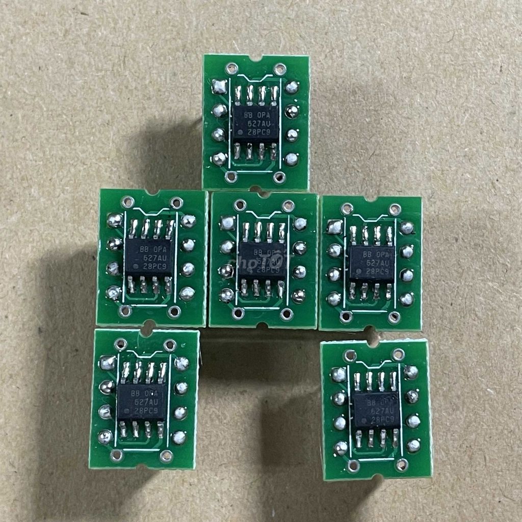 Op-amp OPA627AU (Đôi), nguồn mouser, đã test kỹ