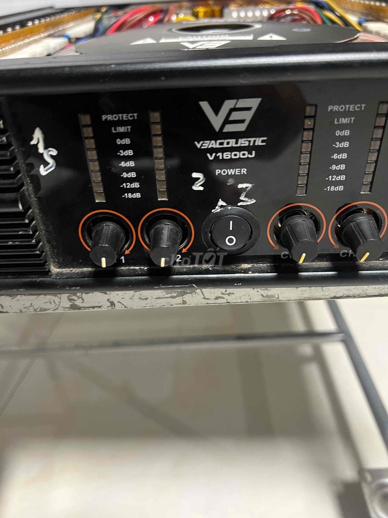 Cục đẩy V3 Acoustic V1600J 4 kênh. Mua bán Tivi, Âm thanh tại Huyện Chợ Gạo Tiền Giang được đăng bởi mai hình 1