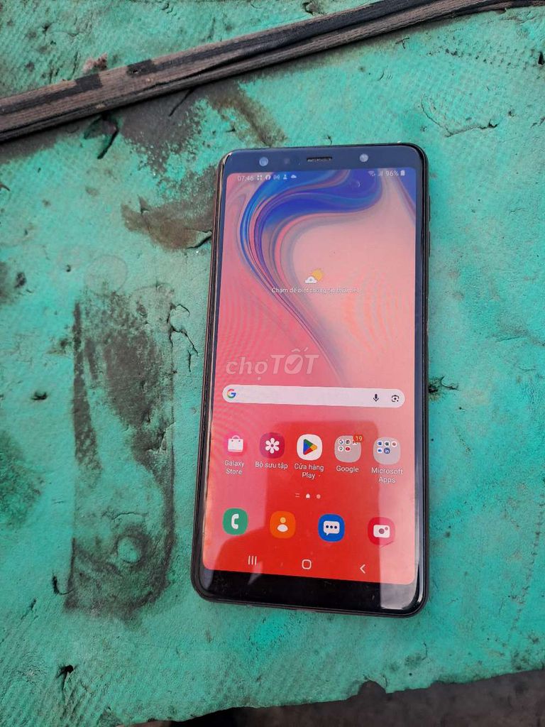 Samsung Galaxy A7 (2018) Vàng hồng. Mua bán Điện thoại tại Huyện Bình Chánh Tp Hồ Chí Minh được đăng bởi Anh dung hình 1