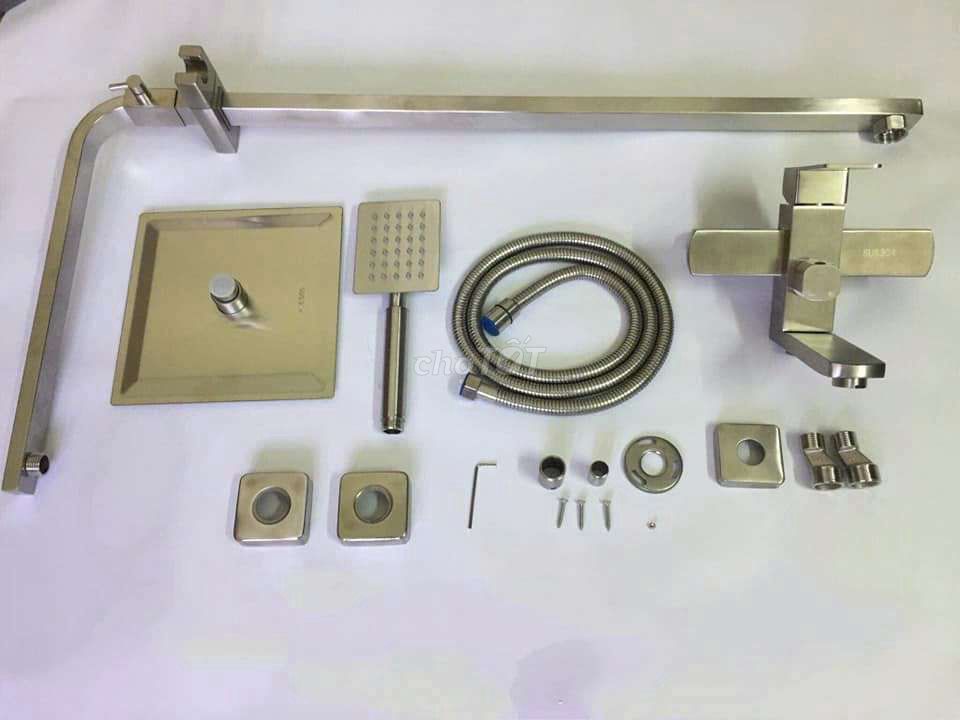 Vòi sen cây Inox Đồng Bạc. Mua bán Thiết bị vệ sinh, nhà tắm tại Quận Hoàng Mai Hà Nội được đăng bởi Sen Vòi giá rẻ hình 1
