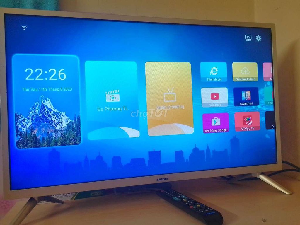 Smart TV asanzo 32 inch nguyên tem Sài wifi . Mua bán Tivi, Âm thanh tại Thành phố Thuận An Bình Dương được đăng bởi Tâm AT hình 1