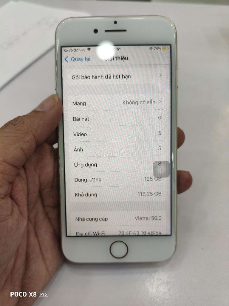 Apple iPhone 7 128GB Bạc Đã qua sử dụng. Mua bán Điện thoại tại Thành phố Bến Tre Bến Tre được đăng bởi Phan Hoàng Hiệp hình 1