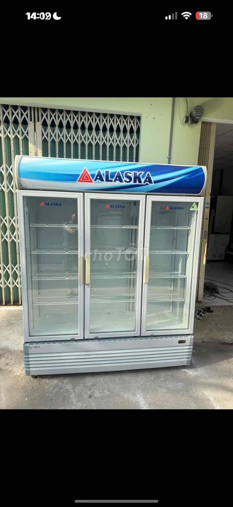 Tủ mát alaska 1400L-model 14c3 - bao zin 100%