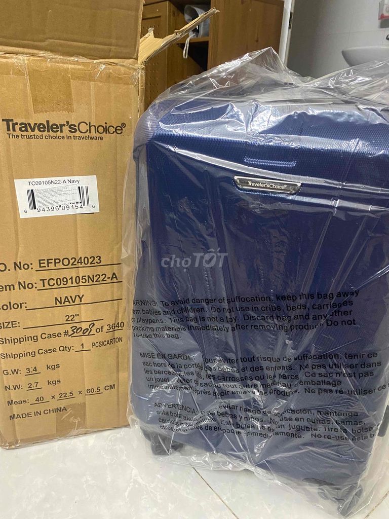 Vali Traveler Choice new 100% size 22
