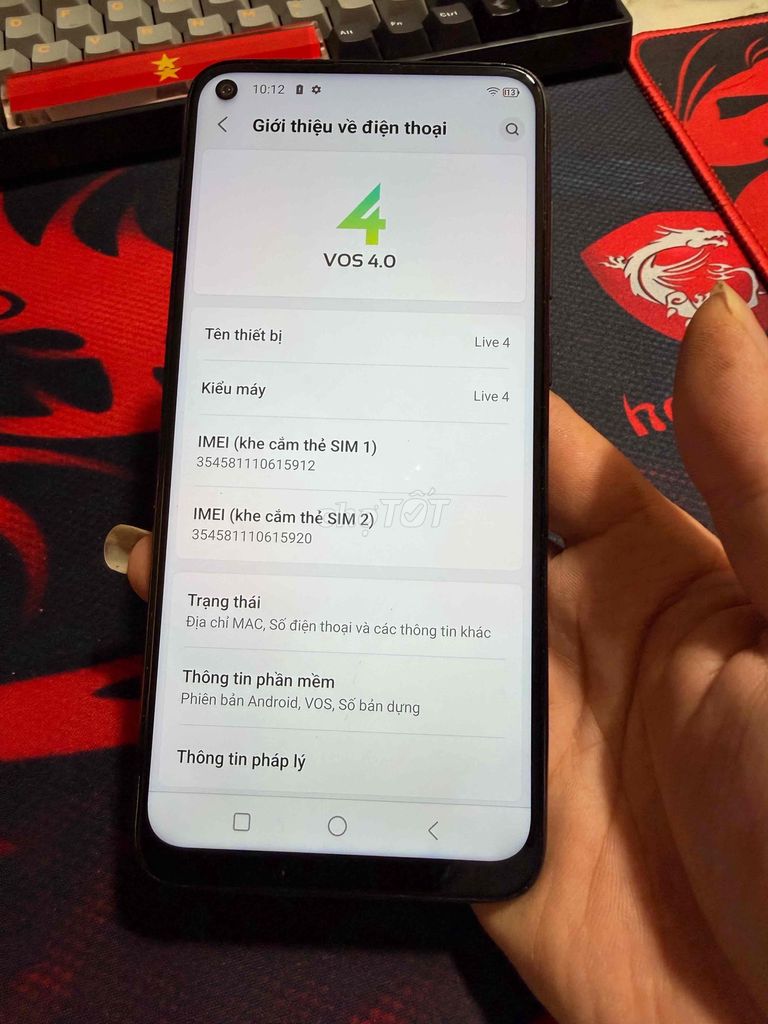 Vsmart Live 4 6GB/64GB Đen. Mua bán Điện thoại tại Huyện Yên Phong Bắc Ninh được đăng bởi Nguyễn Lộc  hình 1