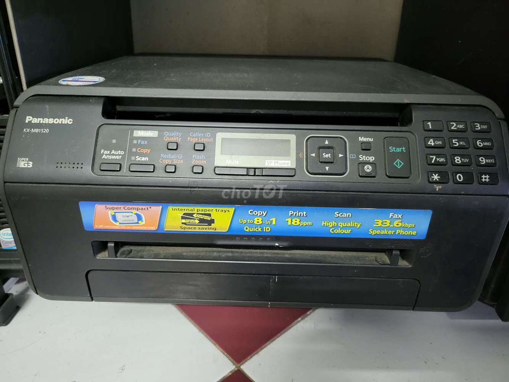 Thanh lý in Panasonic KX-MB1520 Đen. Mua bán Đồ dùng văn phòng tại Quận 5 Tp Hồ Chí Minh được đăng bởi PHATTD hình 1