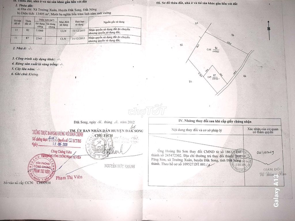 1,34ha nguồn thu mạnh, mặt tiền nhiều, sổ vuông vức, gần QL14