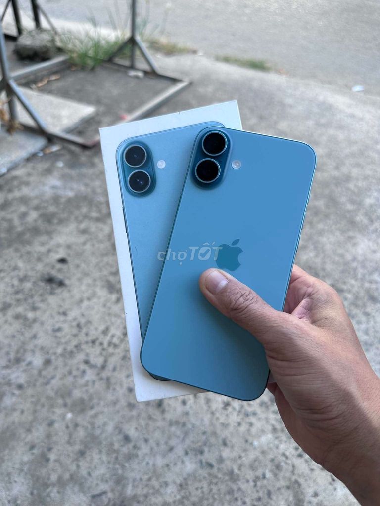 Apple iPhone 16 Plus Xanh Đã sử dụng. Mua bán Điện thoại tại Thị xã Bình Minh Vĩnh Long được đăng bởi VY VY hình 1