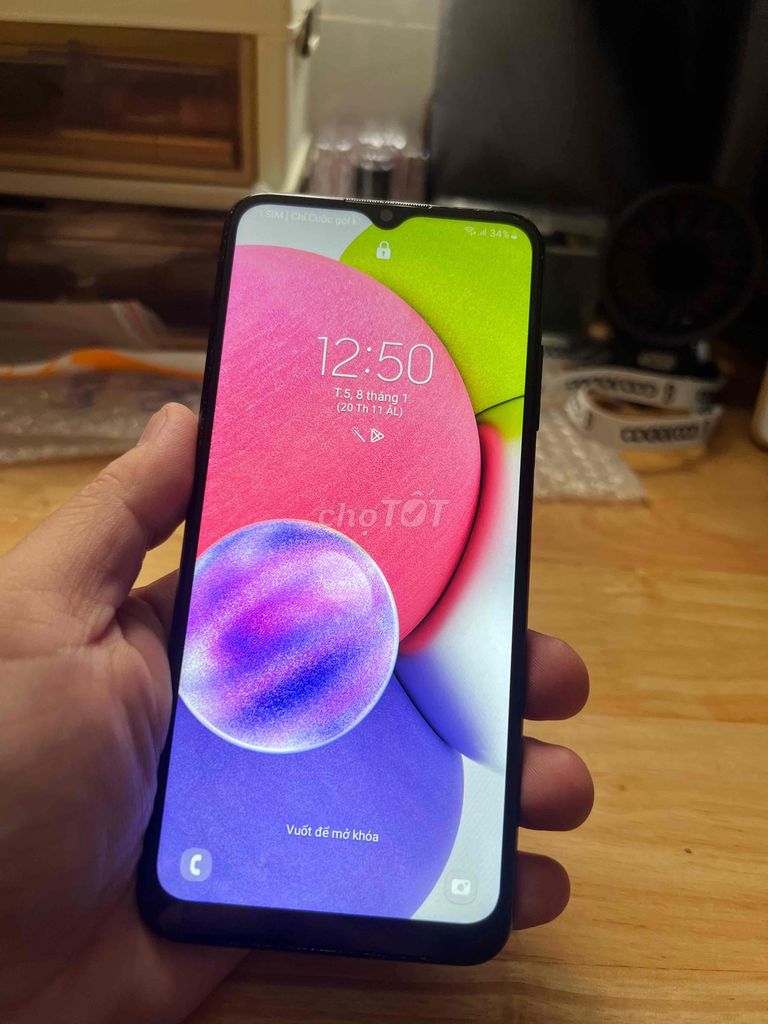 Samsung Galaxy A03s 64GB Màu Đen. Mua bán Điện thoại tại Quận Cái Răng Cần Thơ được đăng bởi Nguyễn hoàng lâm hình 1