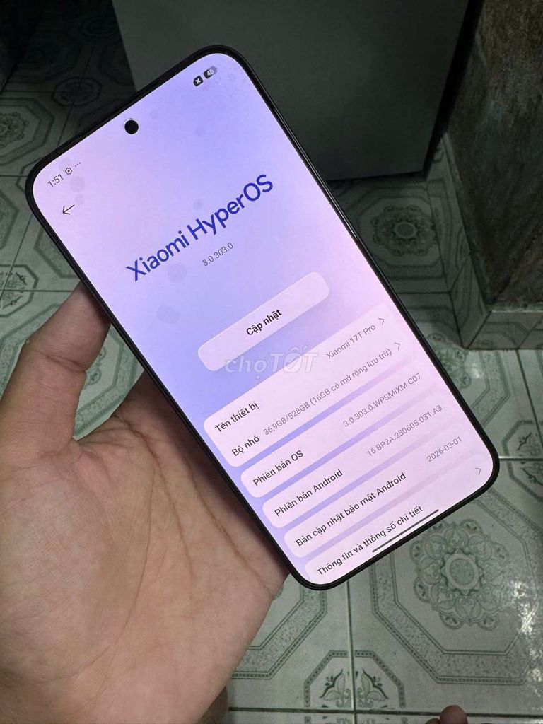 Xiaomi 17T Pro 512GB Đen. Mua bán Điện thoại tại Quận Bình Thạnh Tp Hồ Chí Minh được đăng bởi doanh hình 1