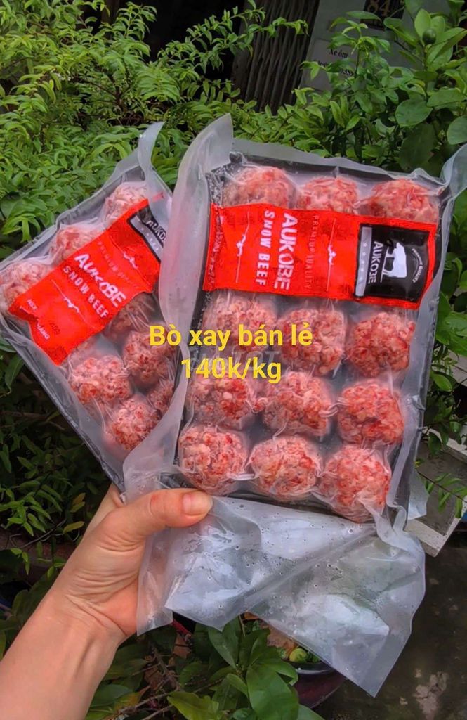 Thịt bò xay Aukobe Snow Beef. Mua bán Đồ ăn, thực phẩm và các loại khác tại Quận 6 Tp Hồ Chí Minh được đăng bởi Kim food chuyên thực phẩm sạch nhập khẩu hình 1
