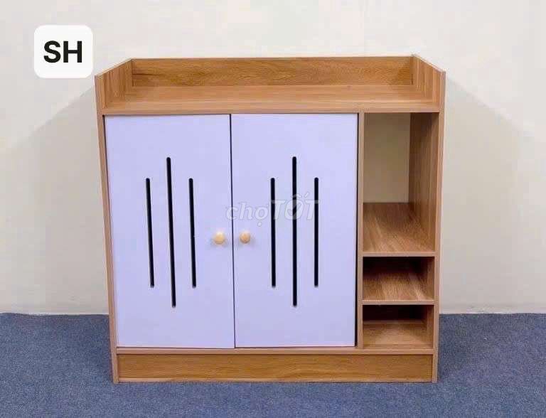 Tủ giày gỗ MDF vân gỗ 80x30x80cm. Mua bán Tủ, kệ gia đình tại Quận Cẩm Lệ Đà Nẵng được đăng bởi Ngọcn shop hình 1