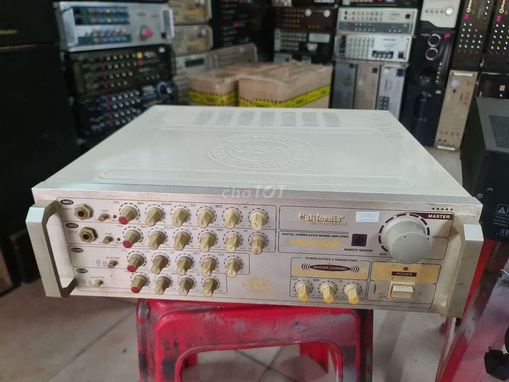 Amply California Pro 666AR Trắng. Mua bán Tivi, Âm thanh tại Quận 3 Tp Hồ Chí Minh được đăng bởi Xuanthuy hình 1