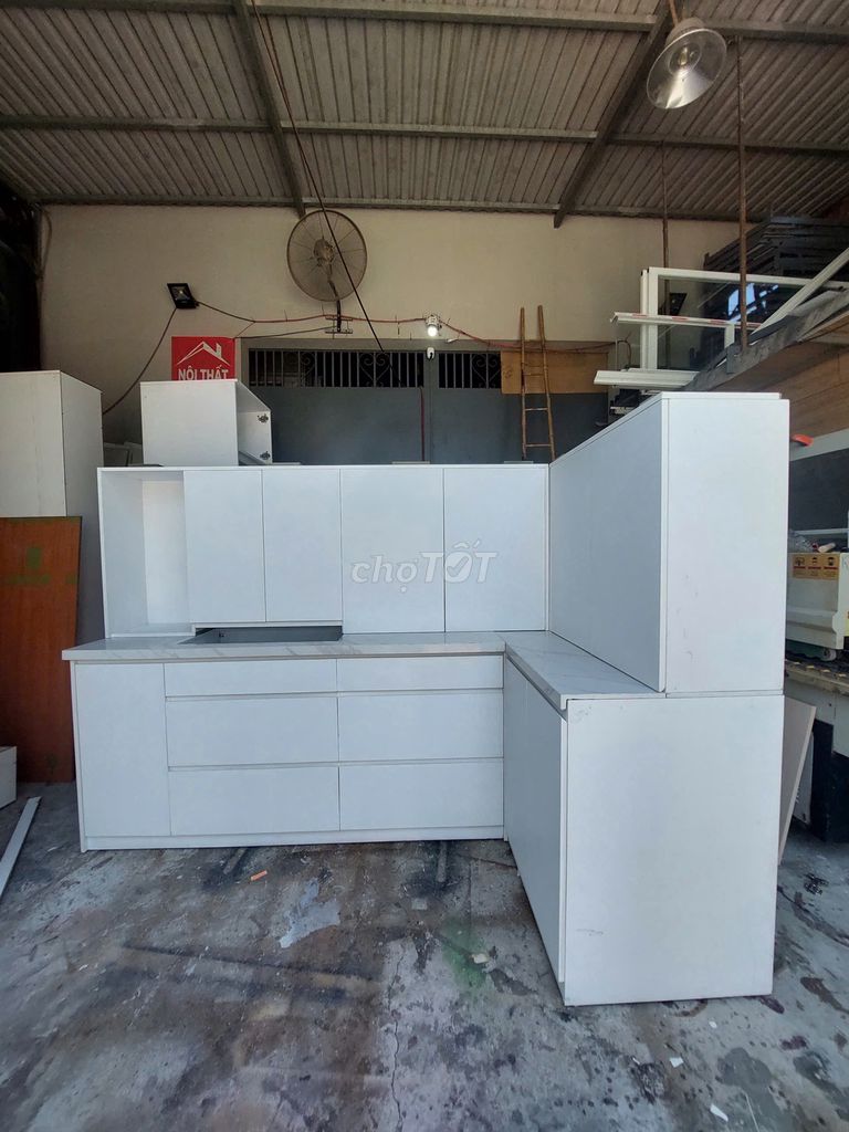 TỦ BẾP L 2m47x1m33. Mua bán Tủ, kệ gia đình tại Quận Bình Tân Tp Hồ Chí Minh được đăng bởi HÀNG THANH LÝ NỘI THẤT 268 hình 1