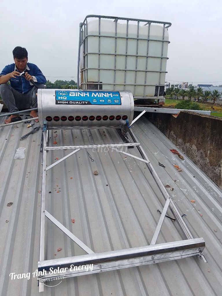 Máy nước nóng năng lượng mặt trời Bình Minh 130L . Mua bán Nội thất, đồ gia dụng khác tại Quận 8 Tp Hồ Chí Minh được đăng bởi Năng lượng mặt trời Bình Minh hình 1