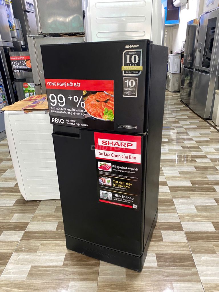 Tủ lạnh Sharp 165L Inverter Đen TIẾT KIỆM ĐIỆN. Mua bán Tủ lạnh tại Thành phố Thủ Đức Tp Hồ Chí Minh được đăng bởi PHƯỚC THƯ Kho Điện Máy hình 1