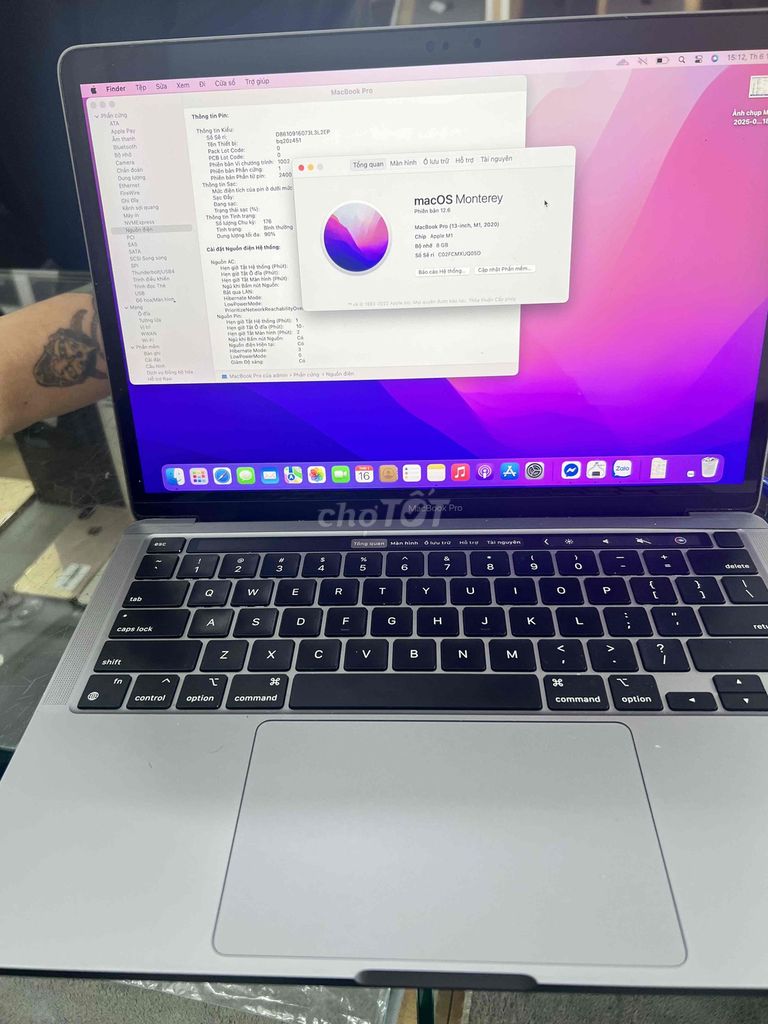 Apple MacBook Pro M1 8GB/256GB Xám. Mua bán Laptop tại Quận Đống Đa Hà Nội được đăng bởi Lê Khuyến hình 1