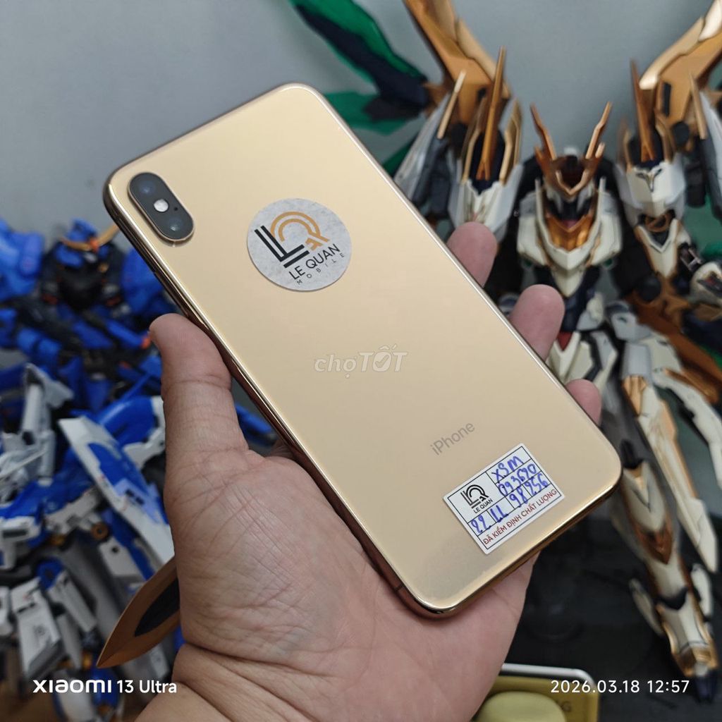iPhone XS Max 256GB 💎 Gold lịch lãm, nhìn là mê. Mua bán Điện thoại tại Quận 10 Tp Hồ Chí Minh được đăng bởi Lê Quân Mobile hình 1