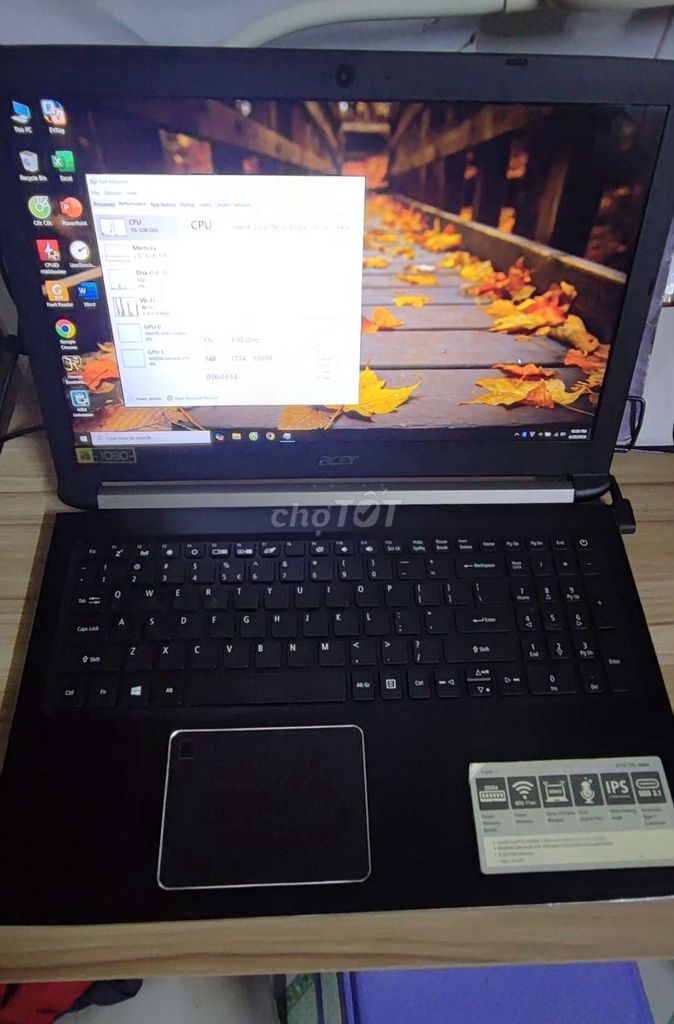 Cần bán laptop  Gaming acer VGA 1050 4G. Mua bán Laptop tại Quận Tân Phú Tp Hồ Chí Minh được đăng bởi vh hình 1