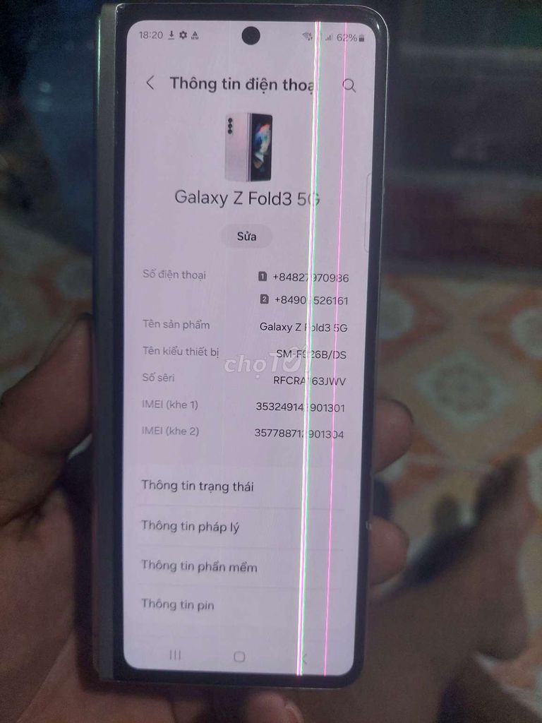 galaxy for3 2 sim ram12/256. Mua bán Điện thoại tại Thành phố Vũng Tàu Bà Rịa - Vũng Tàu được đăng bởi sơn vũng tàu hình 1