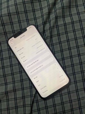 iphone 12prm lock 256gb màn gx, thay pin, cam