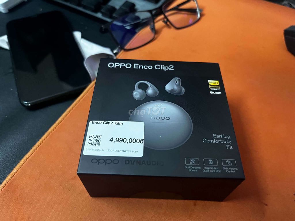 Oppo Enco Clip 2 Xám Mới nguyên seal. Mua bán Tivi, Âm thanh tại Quận Gò Vấp Tp Hồ Chí Minh được đăng bởi Sang hình 1
