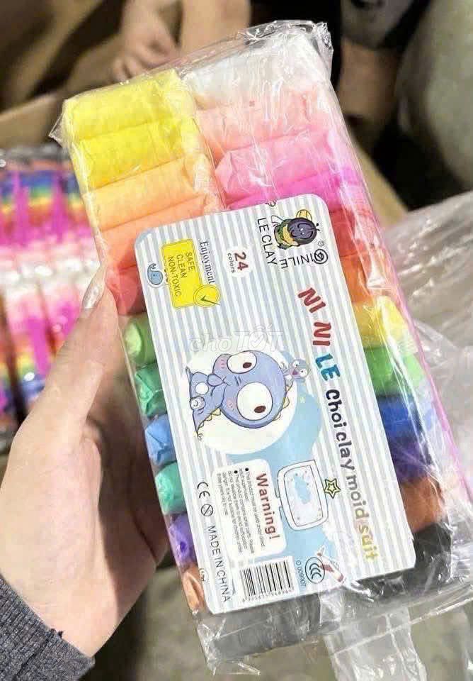 Đất nặn 24 màu nhiều màu