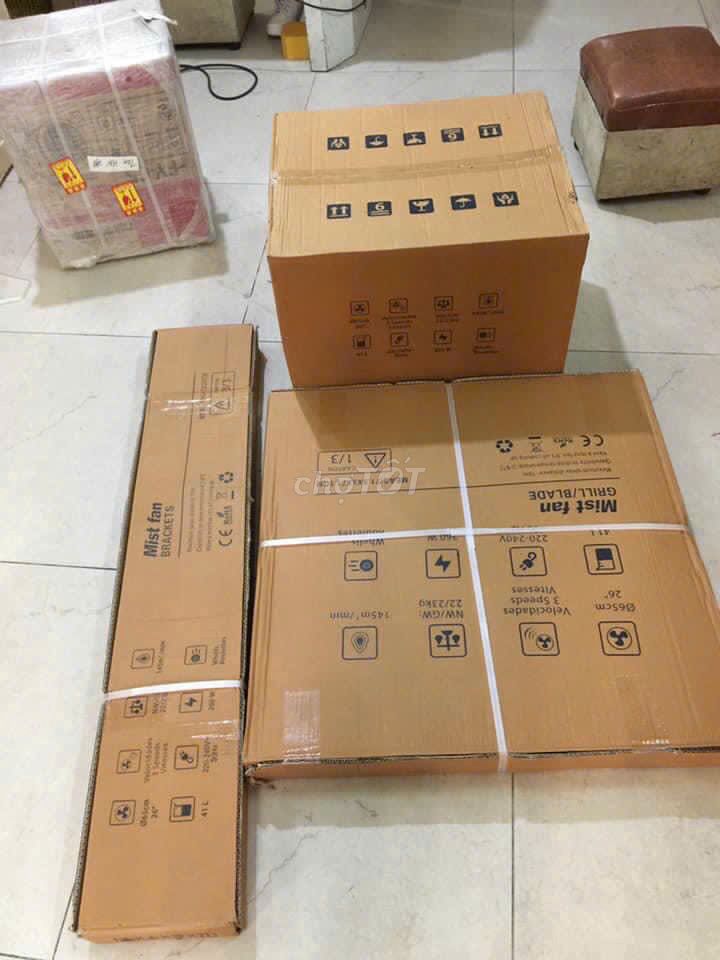 Quạt phun sương Fred DB-26CF03 Đen. Mua bán Quạt tại Quận Cầu Giấy Hà Nội được đăng bởi Siêu thị giá rẻ Trường Tâm hình 1