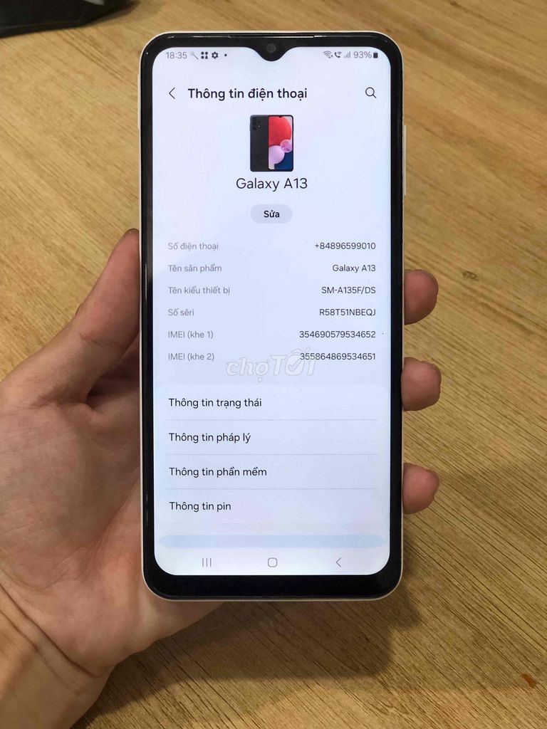 samsung a13 6/128 full. Mua bán Điện thoại tại Thành phố Thủ Đức Tp Hồ Chí Minh được đăng bởi Hùng Trần hình 1