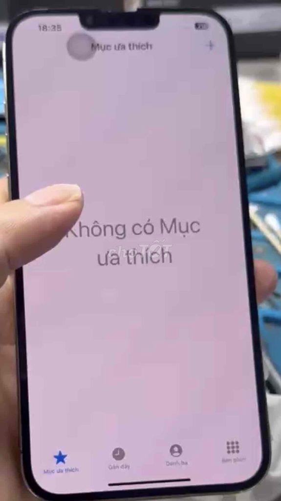 Màn zin iphone 13 promax sọc mờ nhẹ nhìn kĩ mới th