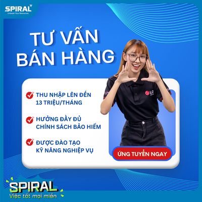 LG HÀ NAM - TUYỂN NHÂN VIÊN SALE THỊ TRƯỜNG