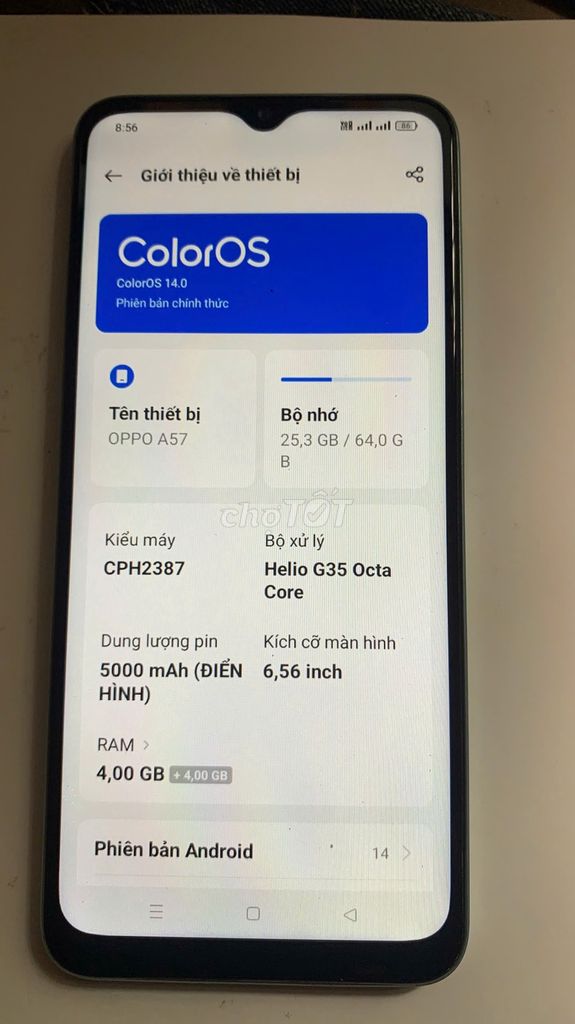 Oppo A57 64GB Xanh. Mua bán Điện thoại tại Thành phố Bến Tre Bến Tre được đăng bởi Lâm hình 1