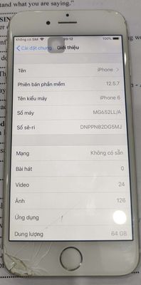 Iphone 6g 64gb tình trạng như hình
