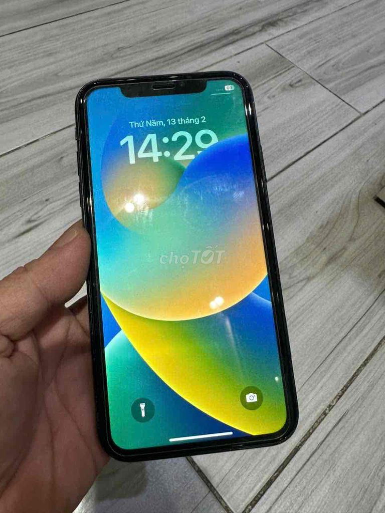 iphone Xr 64gb den pin 100%, hư võng mạc